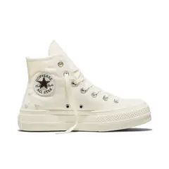CONVERSE - Botas Chuck Taylor All Star Lift Mujer-Blanco