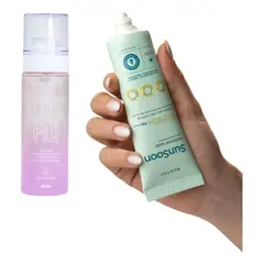 MONTOC MAKEUP - Fijador Maquillaje Hidratante Protector Solar Facial Montoc
