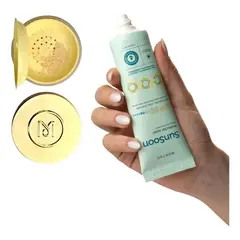 MONTOC MAKEUP - Polvos Sueltos Banana Protector Solar Oil Control Mate