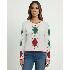 MOLGOA - Suéter Saco Navidad - The Natale