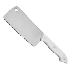 GENERICO - Cuchillo Hachuela Hacha De Cocina Acero InoxIdable Blanco