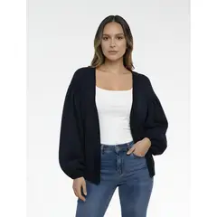 MOLGOA - Suéter Cardigan para Mujer Manga Bombacha- The Cloud
