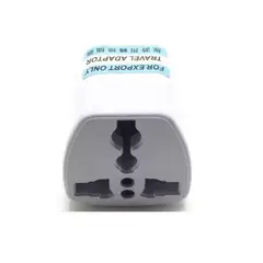 GENERICO - Adaptador Enchufe Australiano Compacto de Viaje 10A Paquete x 2 Unidades