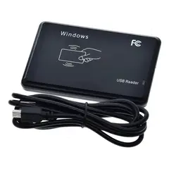 GENERICO - Lector RFID USB EM4100 TK4100 125kHz HID Estándar