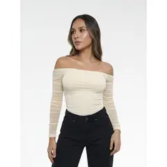 MOLGOA - Blusa Mesh Malla -The Petal