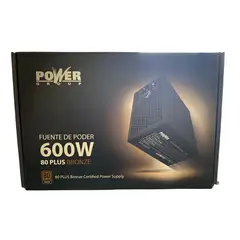 POWER GROUP - Fuente de Poder 600W 80 Plus Bronze ATX – Alto Rendimiento para PC Gamer