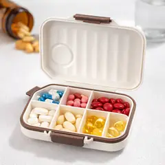 GENERICO - Pastillero Organizador Semanal Pastillas Pildoras Viaje