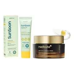 MEDICUBE - Vitamina C Crema Protector Solar Facial Protección Coreana