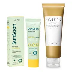 SKIN1004 - Espuma Limpiadora Centella Protector Solar Facial Ligero