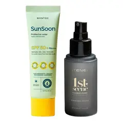 ATENEA - Fijador De Maquillaje Protector Solar Facial Acabado Ligero