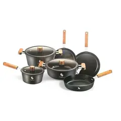 SCHAFFHAUSEN - Bateria Ollas 9 Pzs Osaka Antiadherente Mármol