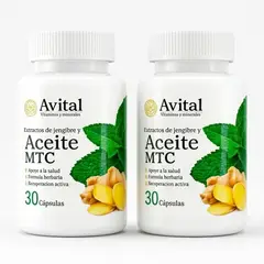 GENERICO - 2 Unid Avital original - Americano - 30 poderosas capsulas - Importado USA