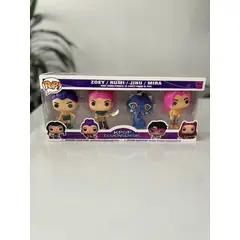 GENERICO - Juguete Muñecas Guerreras Kpop Demon Hunters x4 personajes