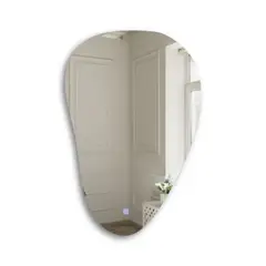 GENERICO - Espejo Decorativo Vir Con Luz Led Cálida Profesional Encendido Touch