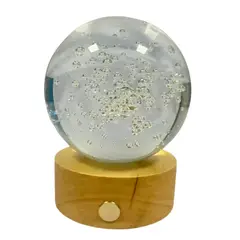 SKY - Lámpara De Noche Bola De Cristal 3D 6 cm – Luz Decorativa LED #3