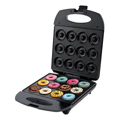 SOKANY - Máquina Mini Donas SK-821 12 Pts Antiadh Negro 1400W