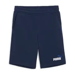 PUMA - Pantaloneta Deportiva Original Ess+2 Col TrB Azul Niños
