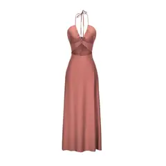 FIORY - VESTIDO LARGO PRIYA PALO DE ROSA