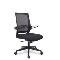 GENERICO - SILLA MENTON BRAZOS ABATIBLES BASE NYLON SIN CABECERO BASCULANTE