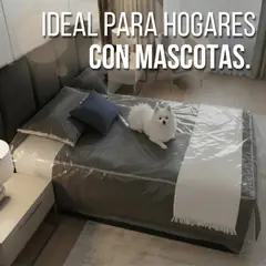 GENERICO - PROTECTOR DE CAMA DOBLE EN VINILO PARA PERROS