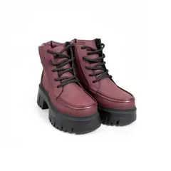 MANA DI DIO - BOTIN BORGOÑA VEIN PARA MUJER -