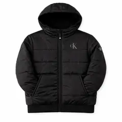 CALVIN KLEIN - Chaqueta negra Para Niño bomber de sherpa