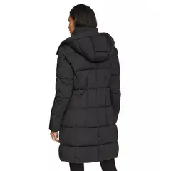 CALVIN KLEIN - Chaqueta bomber negra walker con capota