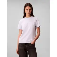 CALVIN KLEIN - Camiseta blanca clásica con logo estampado