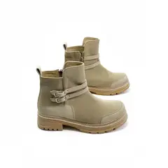 MANA DI DIO - BOTIN STRAP BEIGE PARA MUJER -
