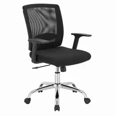 GENERICO - SILLA CANADA BASE CROMO BRAZOS GRADUABLES BASCULANTE