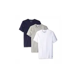 TOMMY HILFIGER - Pack azul oscuro de 3 camisetas de cuello redondo con logo