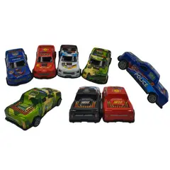 MAZUGI - Set de Camionetas de Servicio para Niños en Bolsa Policía, Ambulancia, Bomberos y Reparación