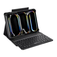 WIWU - Funda Case y Teclado Compatible para Tablet iPad/Android desde 9 a 11 Pulgadas Universal Negro