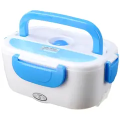 GENERAL - Lonchera Eléctrica Porta Comidas Portátil con 2 Compartimentos y Cuchara