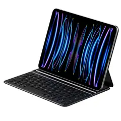 WIWU - Funda Case Keyboard Ultra Delgado Premium Compatible con iPad Air 4°-6° generación 2020-2025 Negro
