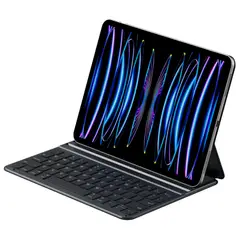 WIWU - Funda Case Keyboard Ultra Delgado Premium Compatible con iPad Air 4°-6° generación 2020-2025 Gris