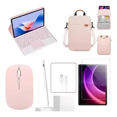 GENERICO - Estuche Teclado + Mouse + Bolso + Vidrio + Lapiz Para Tablet SAMSUNG S10 S9 S8 S7