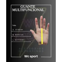 GENERICO - GUANTE MULTIFUNCIONAL WC SPORT EN CUERO