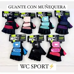 GENERICO - GUANTES CON MUÑEQUERA WC SPORT