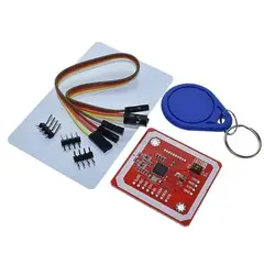 GENERICO - Módulo PN532 RFIDNFC con Tarjeta S50 y TAG Tipo Llavero para Proyectos IoT y Control de Acceso