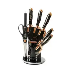 GENERICO - Set de cuchillos con base incluida