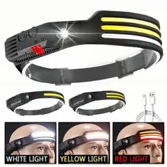 GENERICO - Linterna portatil recargable para cabeza