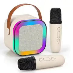COLME TECHNOLOGY HOME - Set De Karaoke Portátil Para Niños Bluetooth Rgb 2mic K12