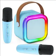 COLME TECHNOLOGY HOME - Set De Karaoke Portátil Para Niños Bluetooth Rgb 2mic K12