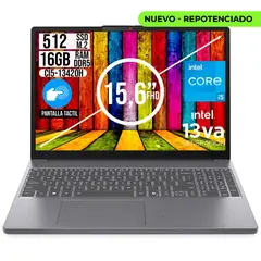 Lenovo - Portatil IdeaPad Slim 3 Intel Core I5-13420h Ssd 512gb Ram 16gb 15.3" Touch