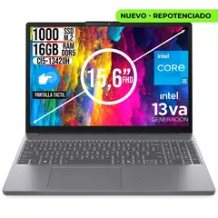 Lenovo - Portatil IdeaPad Slim 3 Intel Core I5-13420h Ssd 1tb Ram 16gb 15.3" Touch