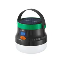 GENERICO - BOMBILLO SOLAR CON PANTALLA RECARGABLE