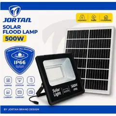 GENERICO - Reflector Solar Jortan 500w Lampara Led Exterior