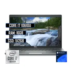 DELL - PORTATIL LATITUDE CORE I7 10610U/16GB DDR4 512GB M.2 PANTALLA 14 WIN11 PRO (REMANUFACTURADO)