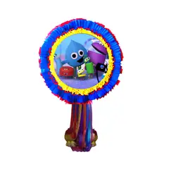 GENERICO - Piñatas Storybots + tarjeta de invitación digital + kit de fiesta